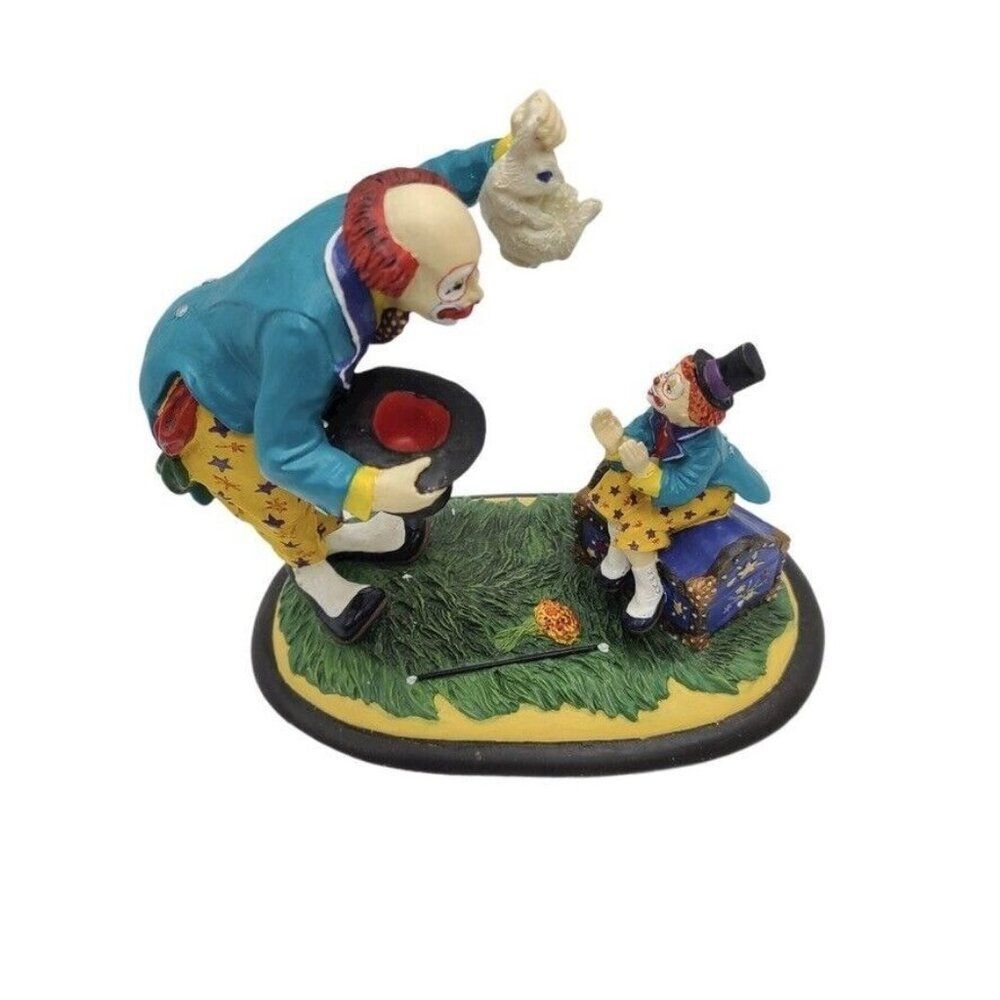 Vintage Danbury Mint Barnum's Classic Clowns The Magic Trick Francis Barnum